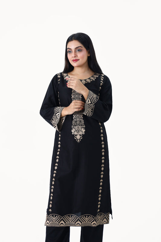 Baaghi Emb 3pc detail