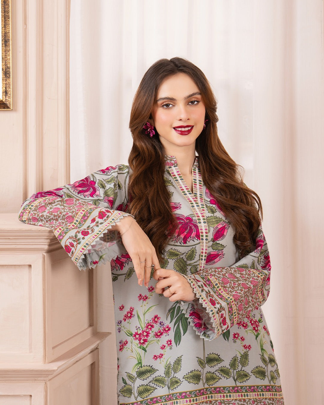 Hania Digital Print 2pc detail