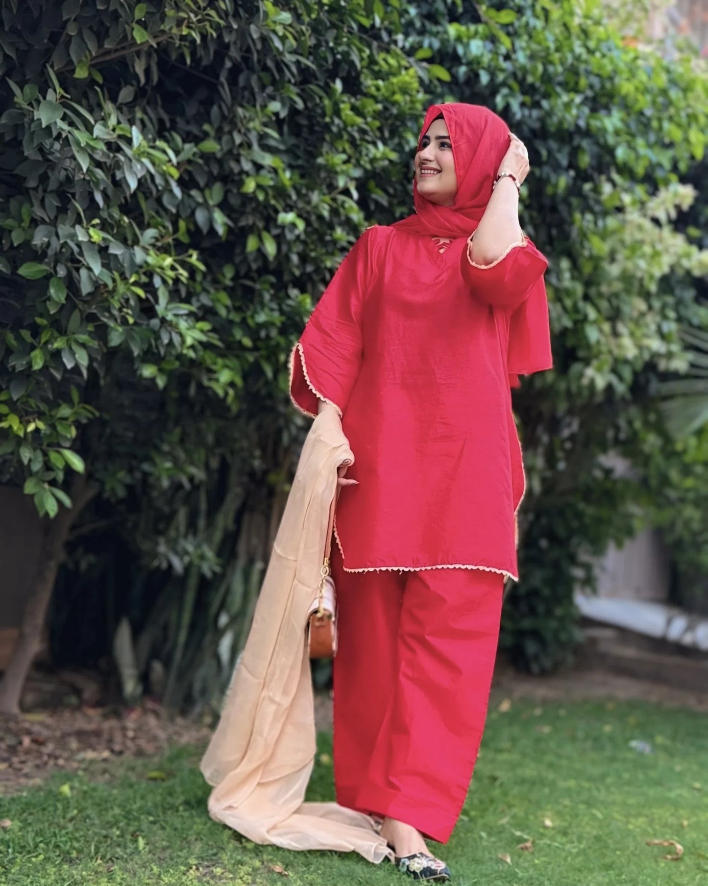 Maliha Red 3pc