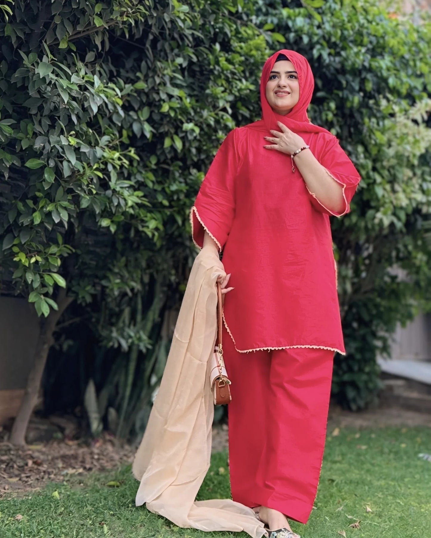 Maliha Red 3pc