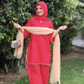 Maliha Red 3pc