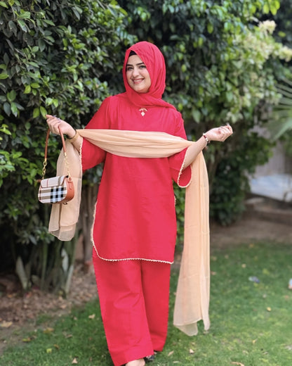 Maliha Red 3pc