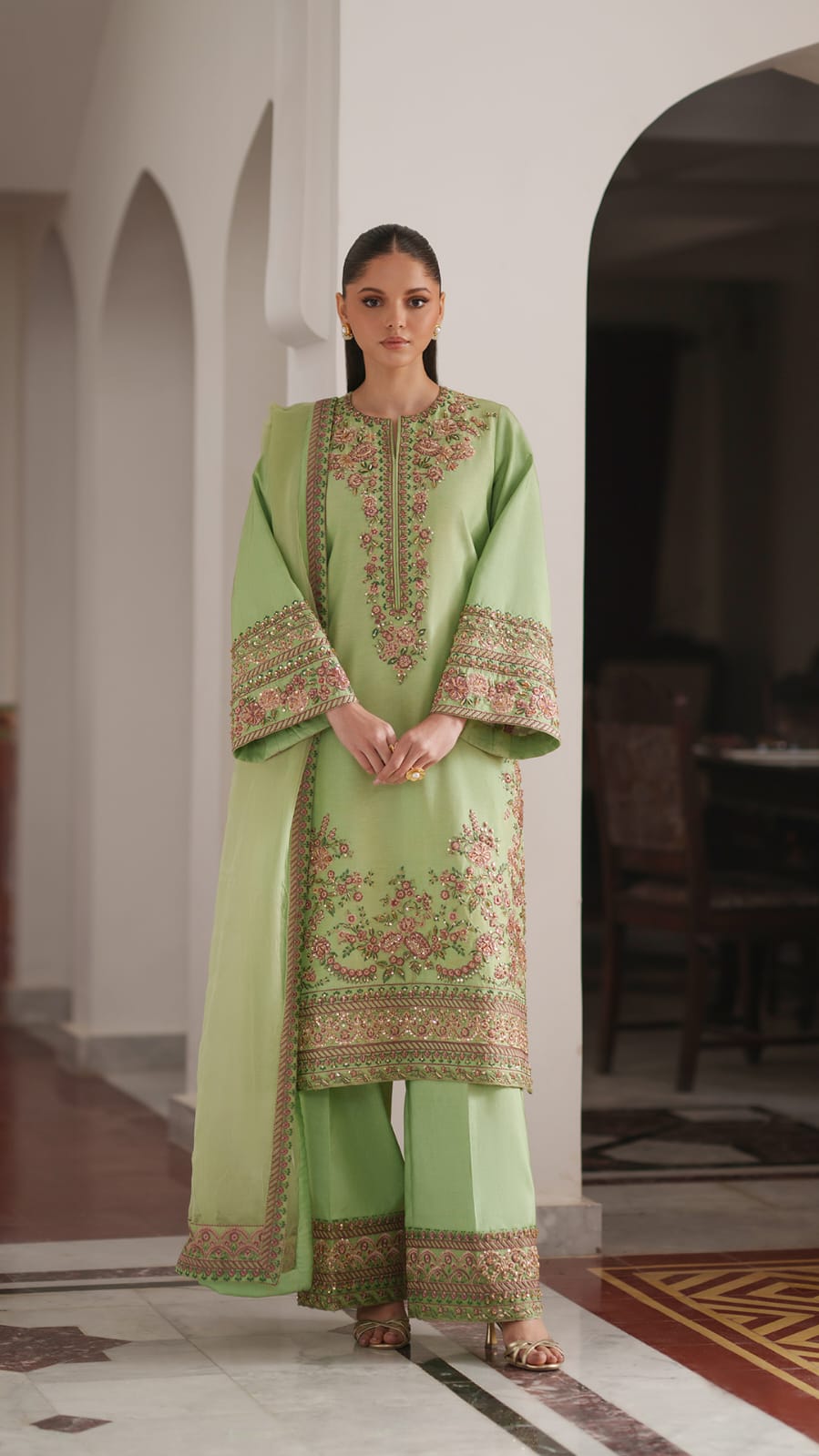 Sadaf Emb 3pc front