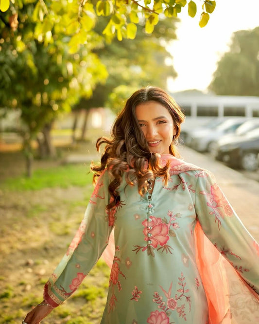 Afsana Digital Print 3pc front