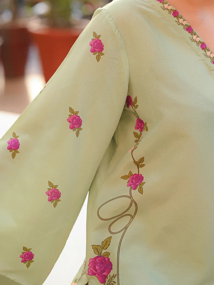 Celadon Printed 3pc detail