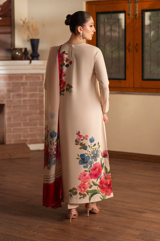 Komal Printed with Handwork 3pc detail