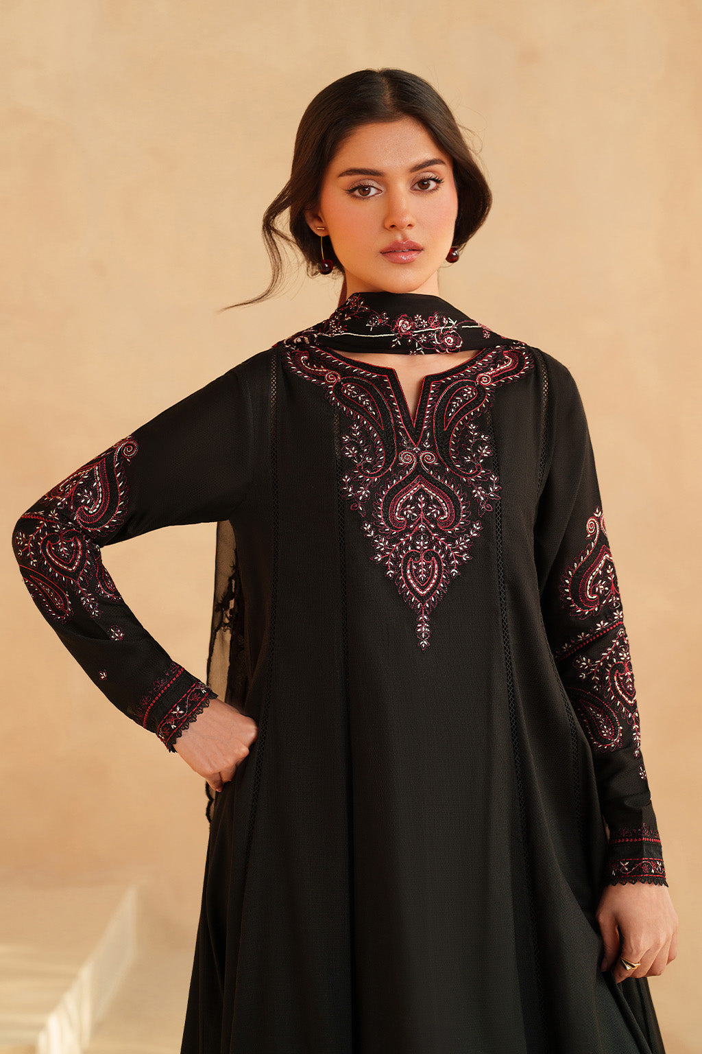 Anarkali Maxi Emb 3pc