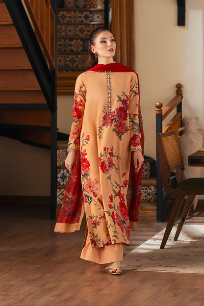 Kaif Printed with Handwork 3pc