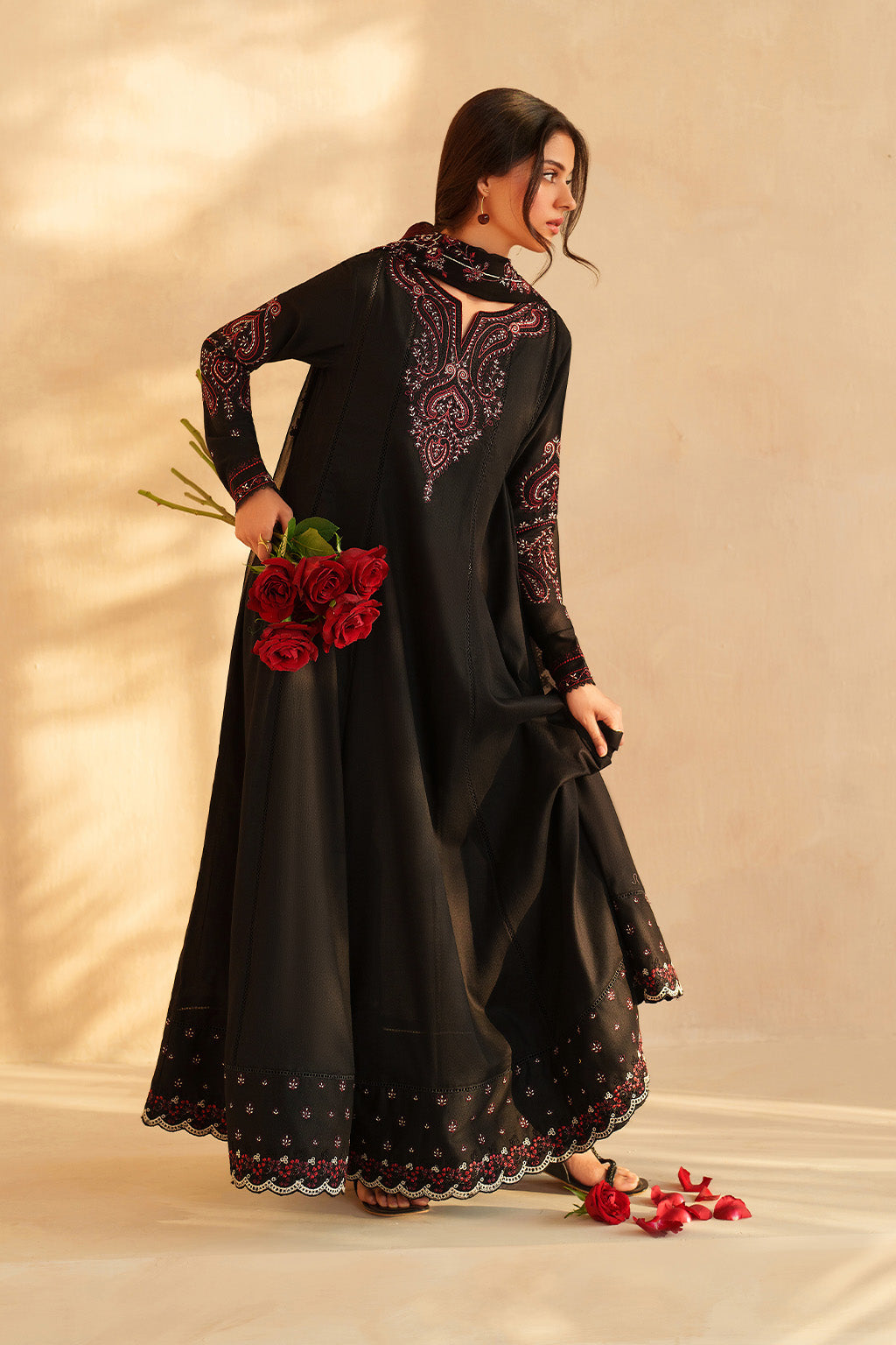Anarkali Maxi Emb 3pc