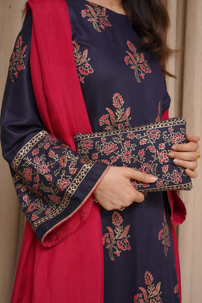 Nafees Printed 3pc detail