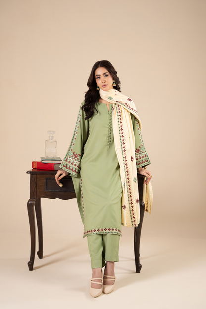 Hoorain Emb 3pc
