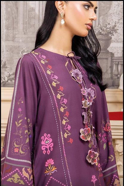 Nusrat Printed 2pc Poly Lawn