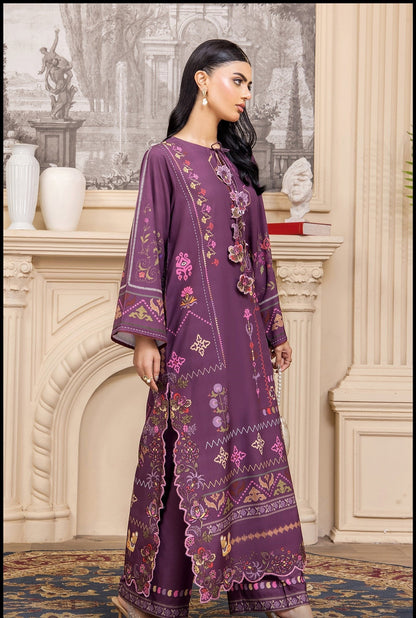Nusrat Printed 2pc Poly Lawn