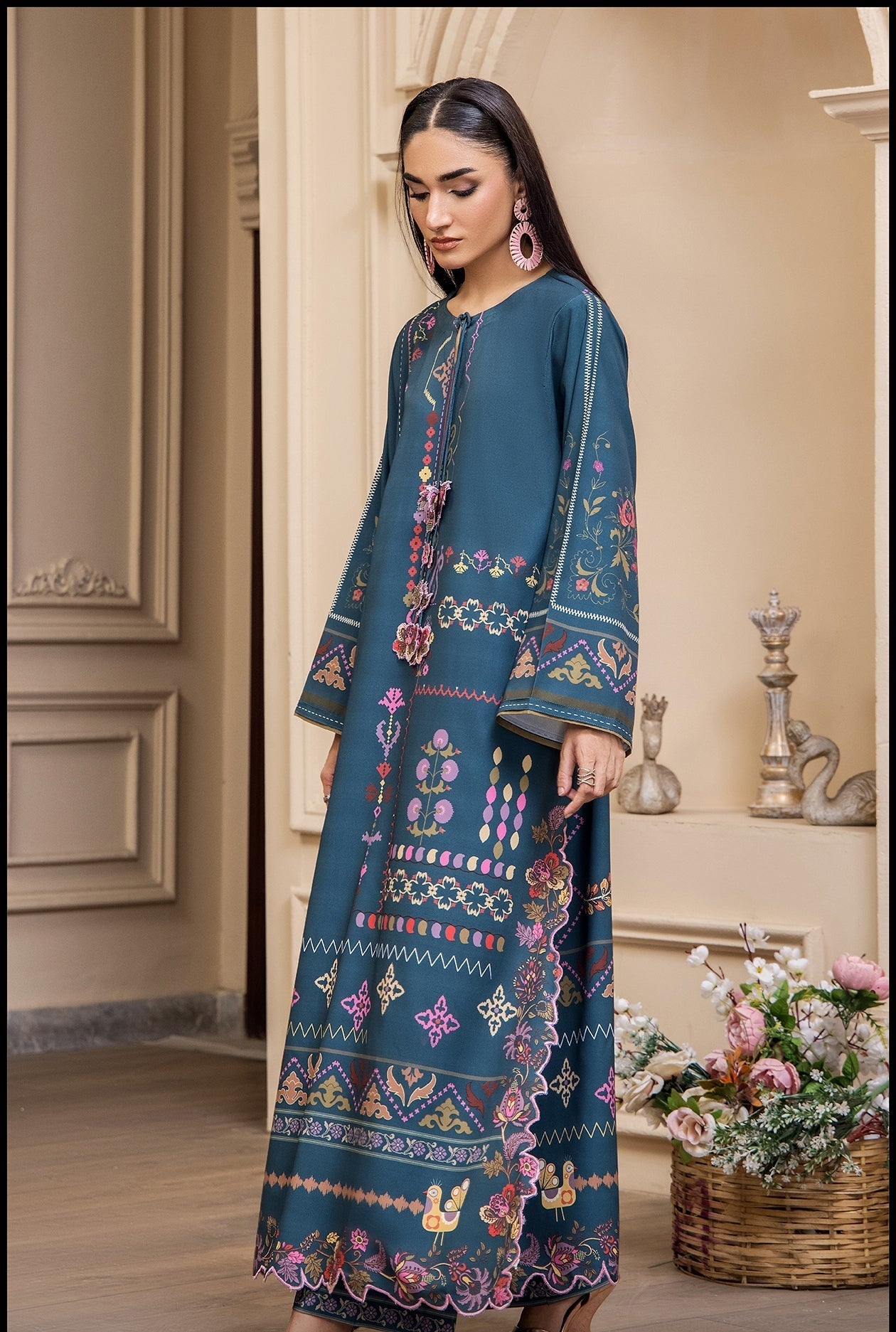Nusrat Printed 2pc Poly Lawn