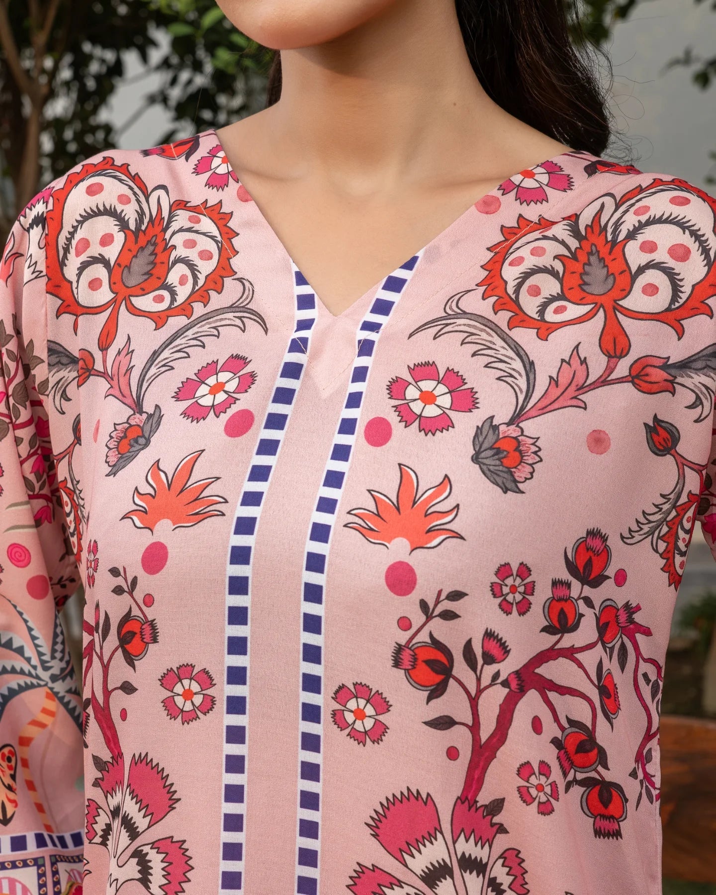 Anaya Digital Print 2pc detail