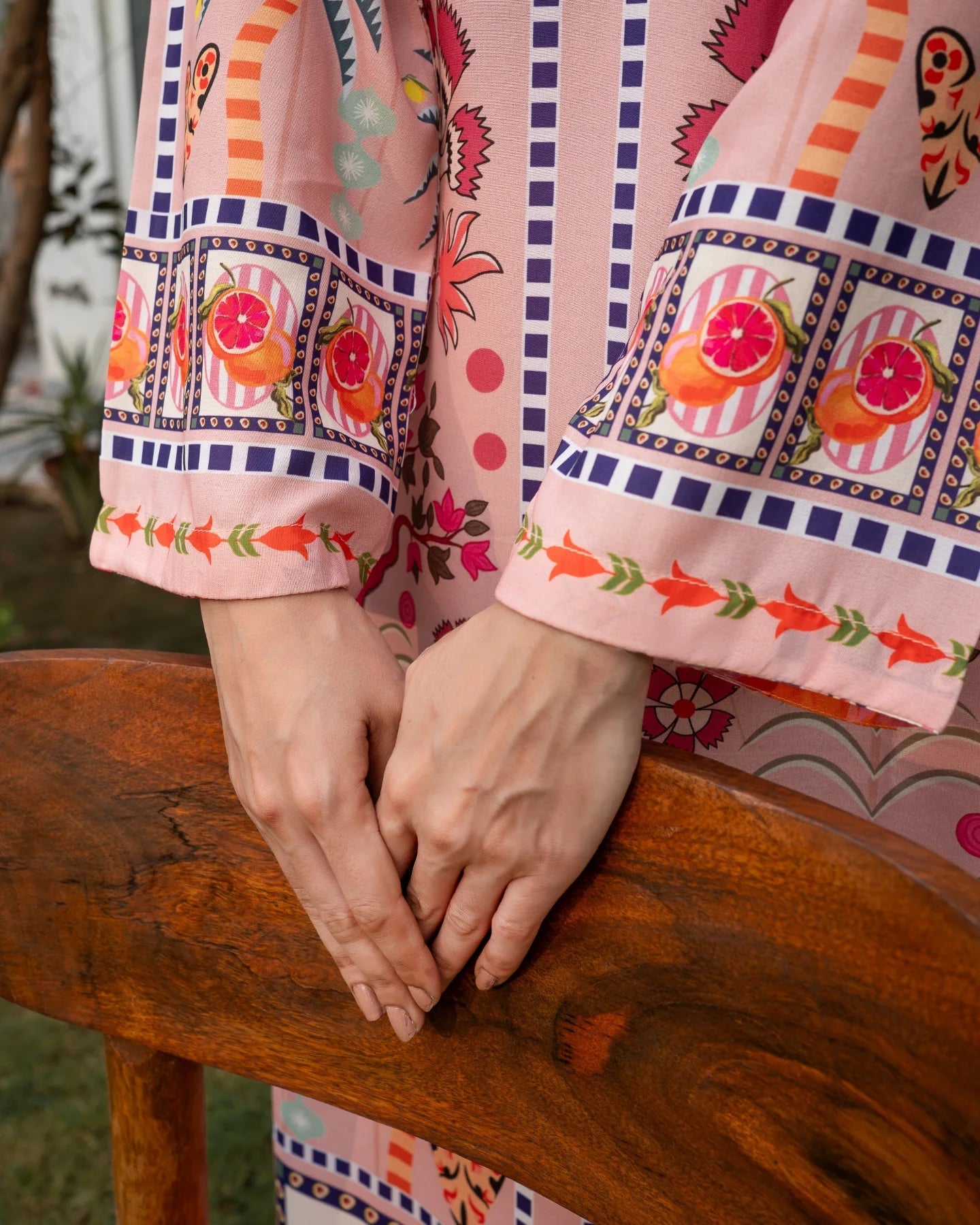 Anaya Digital Print 2pc detail